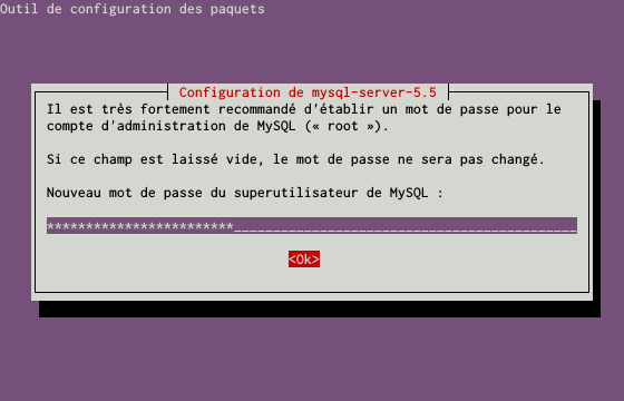 Installation du SGBDR MySQL sur un serveur dédié Kimsufi sous Ubuntu Server 14.04 LTS - Installation du paquet MySQL - Étape 1