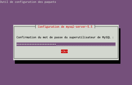 Installation du SGBDR MySQL sur un serveur dédié Kimsufi sous Ubuntu Server 14.04 LTS - Installation du paquet MySQL - Étape 2