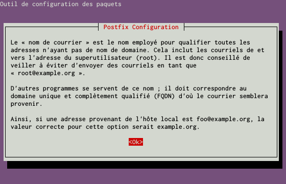 Installation d’un serveur d’e-mails avec Postfix et Dovecot sur un serveur dédié Kimsufi sous Ubuntu Server 14.04 LTS - Configuration du paquet postfix - Partie 3