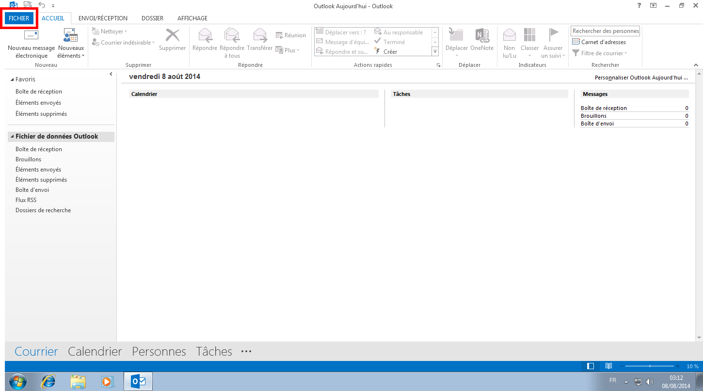 Configuration des comptes e-mails pour Microsoft Outlook - Étape 08